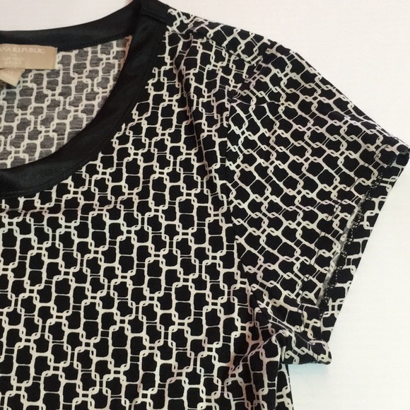 Banana Republic Luxe Touch T shirt . Black Sz LP - Picture 3 of 11